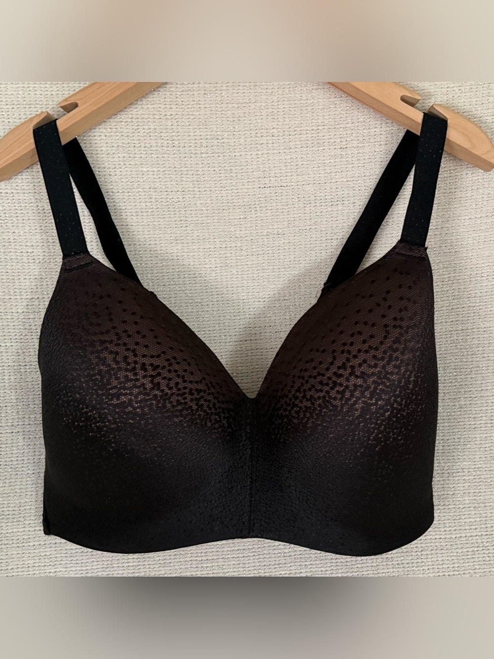 Wacoal Back Appeal Wire Free T-Shirt Bra Black 34G